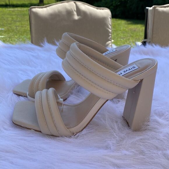 NWT Sexy Steve Madden Tahani Trapunto Strap Sandal - Size 8 - Picture 6 of 14